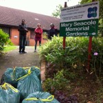 Mary Seacole Gardens after weeding