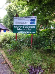 Mary Seacole gardens before work starts